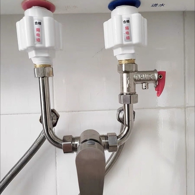 卫生间通用花洒大流量混合阀明装u型冷热混水阀电热水器大全U型