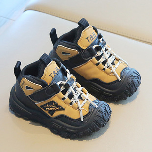 儿童运动鞋春秋新款男童老爹鞋登山女童跑步鞋软底宝宝休闲鞋