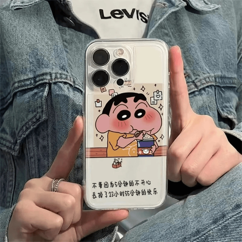 快乐小新适用苹果16E手机壳