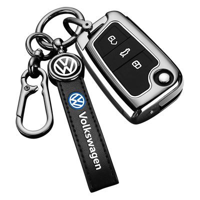 大众专用全包高端金属钥匙套