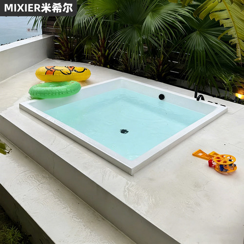 亚克力日式深泡方形浴缸