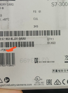 西门子6ES7953-8LJ31-0AA0未开封。 议价