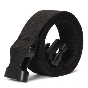 时尚 潮年轻韩版 休闲帆布腰带男女塑料插扣文艺风 2024新款 皮带男士