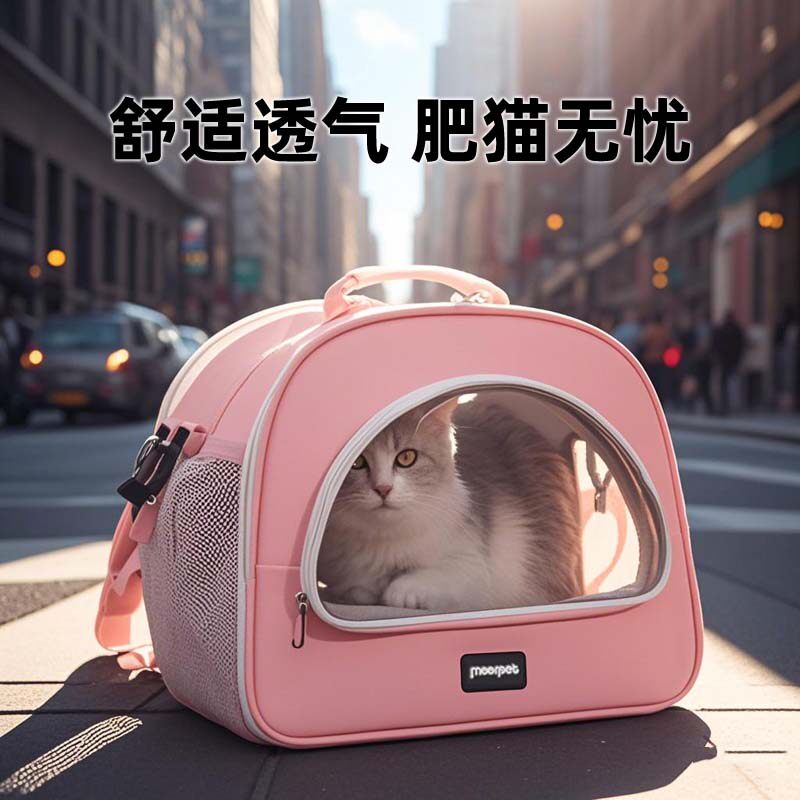 宠物外出包便携式猫包狗包小型犬单肩背包猫咪外出防应激宠物用品
