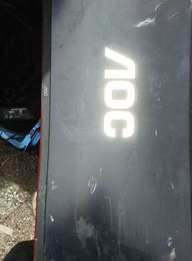 AOC C32G2XP显示器，32寸曲面屏，屏幕有破损，其他可邮寄维修