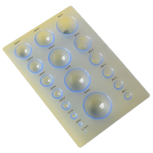 超轻粘土手工取泥器取量器不锈钢丸棒工具套装半圆形球形后脑勺模具模型软陶泥橡皮泥陶艺树脂黏土调色衡量尺