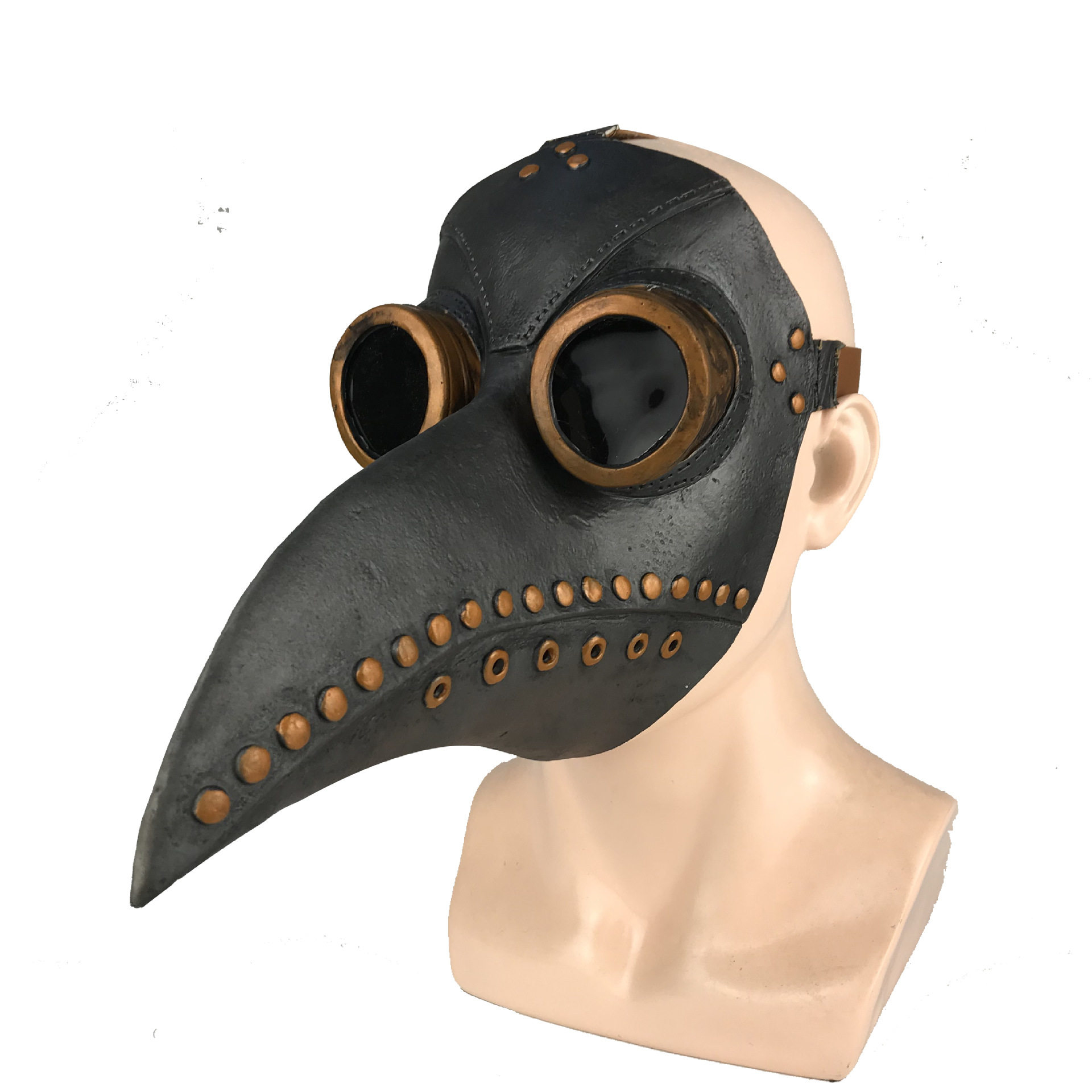 funny medieval steampunk plague doctor bird mask latex punk