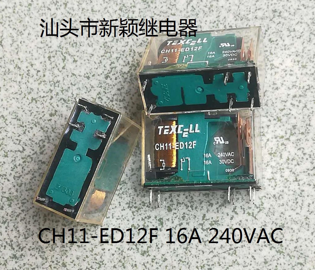 原厂拆机6脚位CH11-ED12F 16A 现货电压12V线圈继电器测好发货