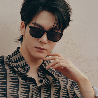 ARMANI【2026春夏新品】【曾舜晞同款】男款墨镜方形眼镜0EA4275D