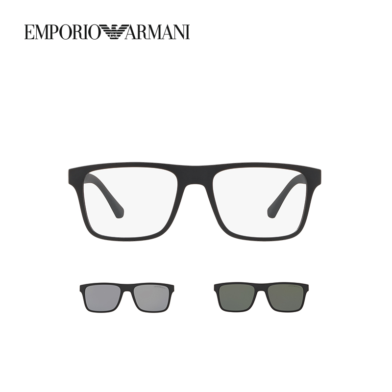 【套镜】ARMANI阿玛尼墨镜男遮阳时尚高级感磁吸太阳眼镜0EA4115