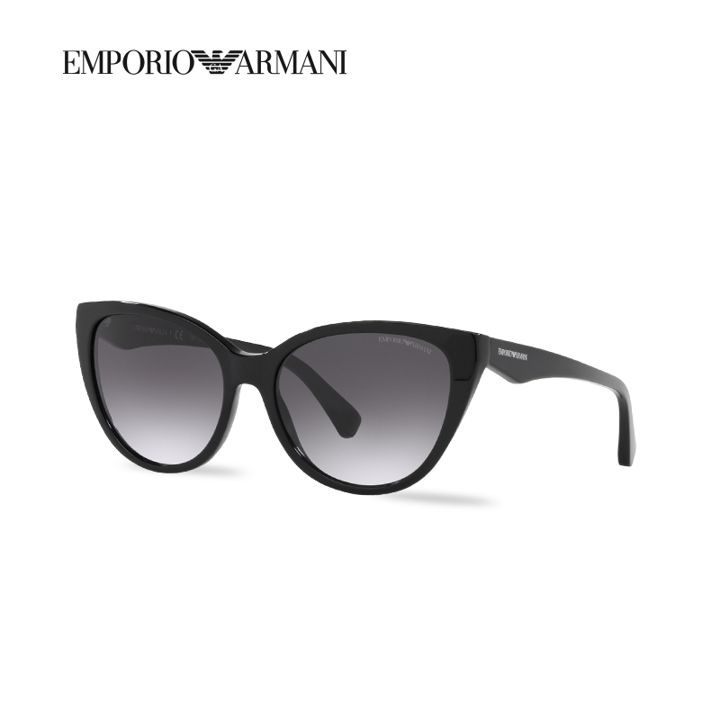 阿玛尼墨镜女士防紫外线防蓝光猫眼太阳镜男高街潮0EA4162F