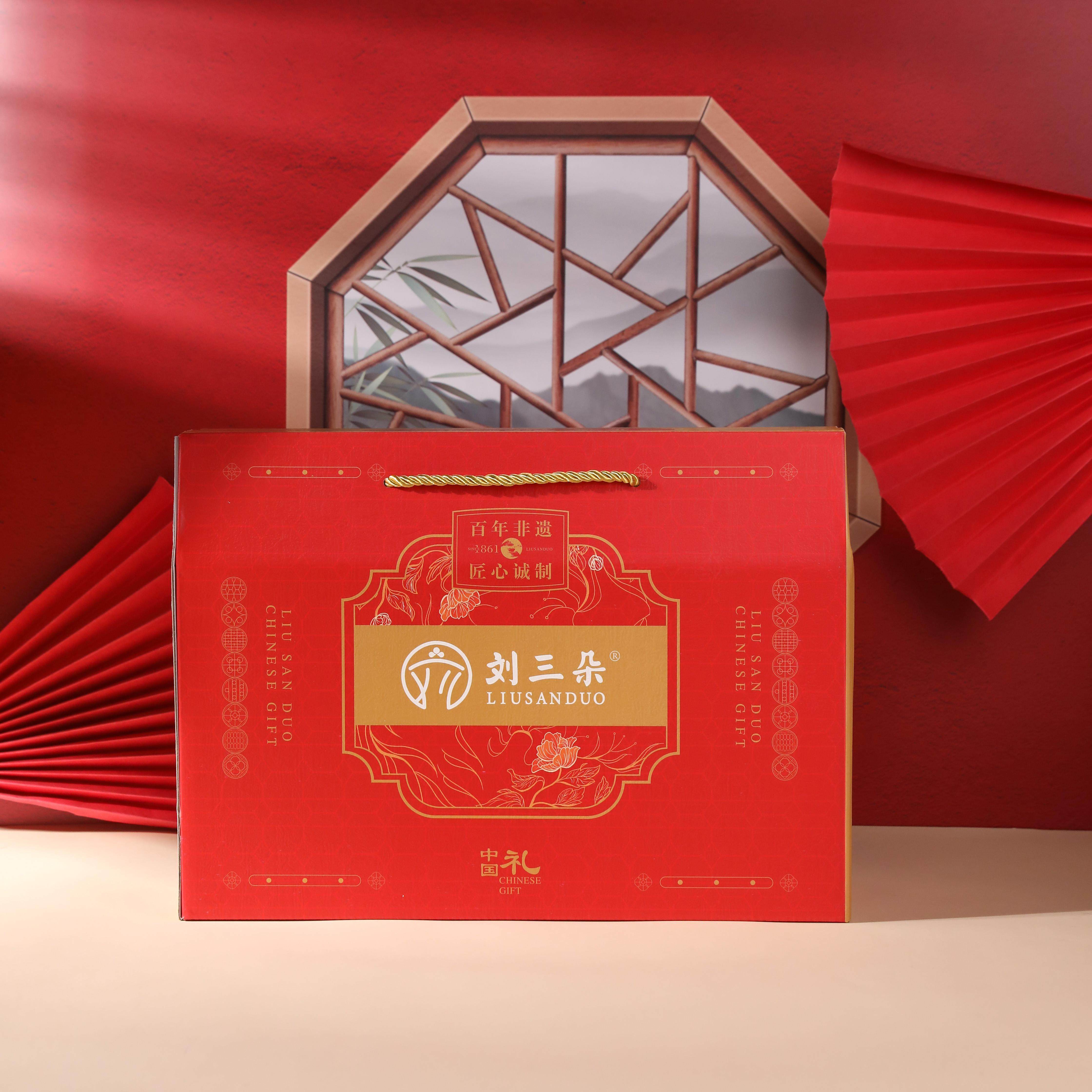 宁夏特产非遗八宝茶礼盒包装送礼图片