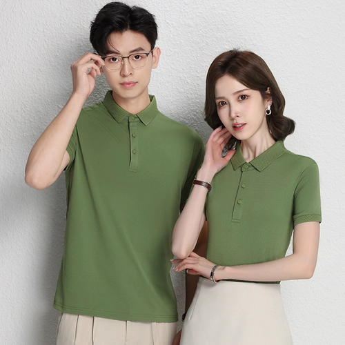 Летняя шелковая футболка polo для работы, делается под заказ, с печатью вашего логотипа, с вышивкой