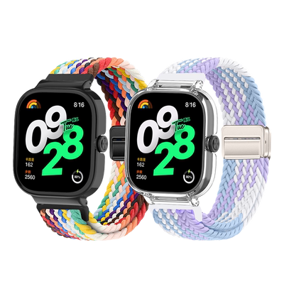 reizer适用红米手表4磁吸编织带