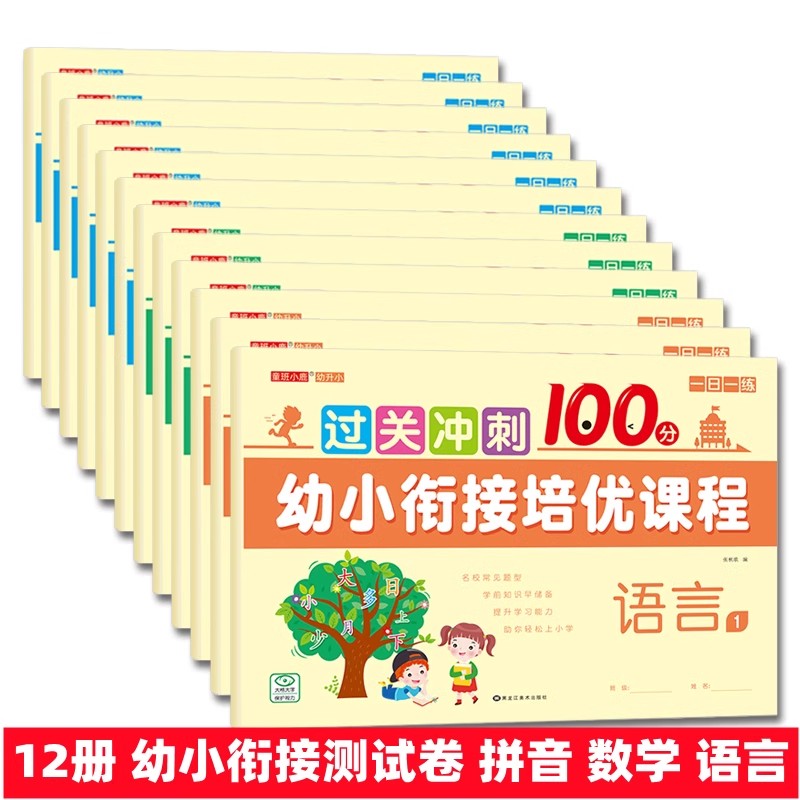 幼升小过关冲刺100分一日一练