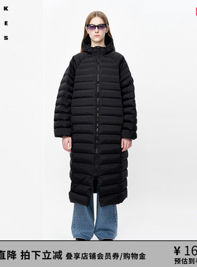 VVNK JANE PLUS“轻薄涂层面料”无胆长款羽绒服女J349160044D