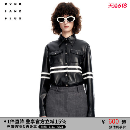 皮衬衫VVNKJANEPLUS春季小众