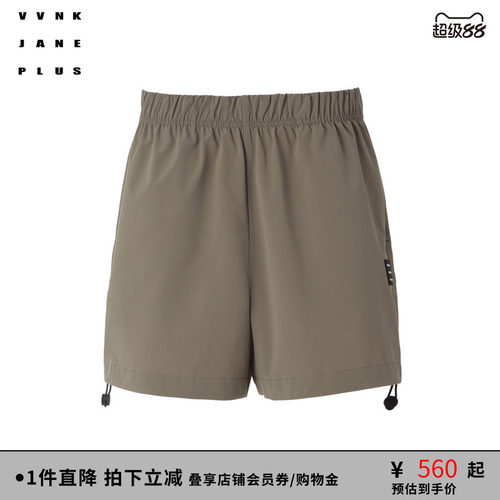 抽褶短裤VVNKJANEPLUS机能风