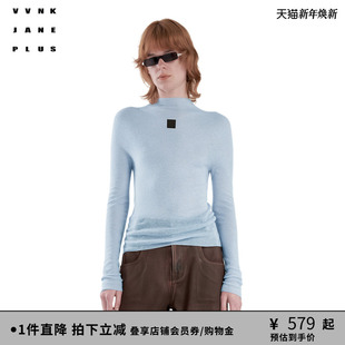VVNK 水溶羊毛 JANE PLUS秋新款 针织打底衫 修身 孟佳同款