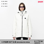 JANE PLUS冬季 新品 VVNK 修身 立领拉链鸭绒羽绒服女J349161039E