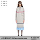 全羊毛纱线 PLUS春夏新品 针织连衣裙女J311161603A JANE VVNK