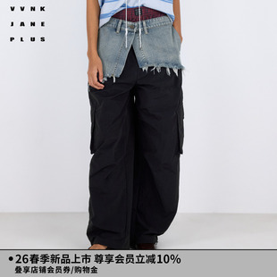 JANE 长裤 PLUS2026春季 假两件工装 子女J610869035A 新款 VVNK