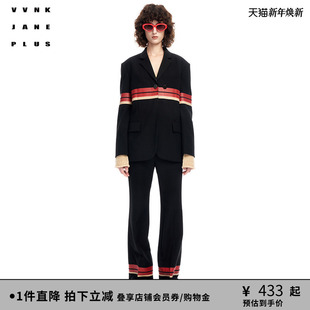 罗马布弹力喇叭裤 VVNK 修身 PLUS秋冬新品 子女J312863028C JANE