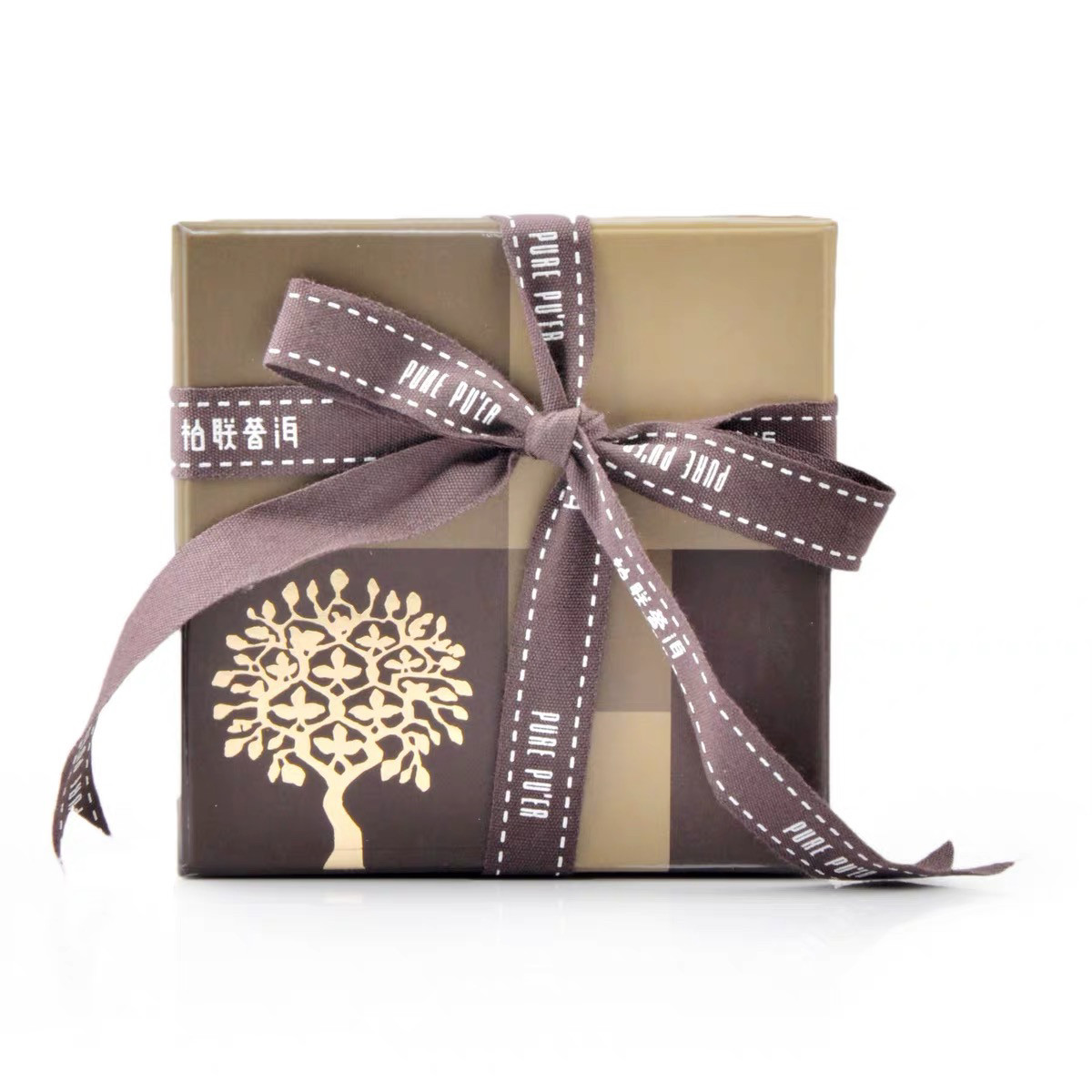 柏联普洱时尚巧克力熟沱茶 5克*9粒装 精美伴手礼 2016年老熟茶