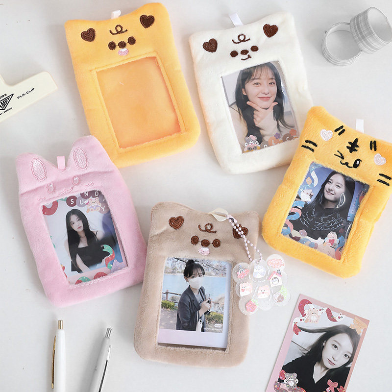 工作证厂牌照片拍立得公交车会员卡片保护套子放爱豆专辑小卡的卡壳