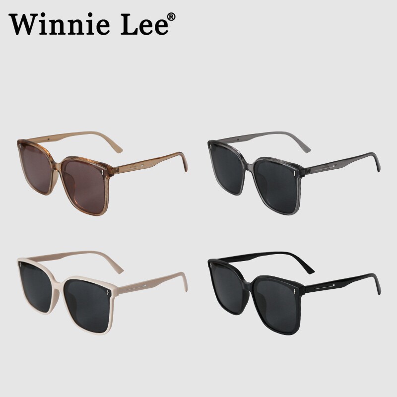 Winnie Lee韩国设计师联名款太阳镜潮牌大框时尚度假墨镜男眼镜女