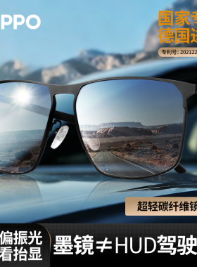 ZIPPO驾驶镜男hud抬显开车专用偏光变色防紫外线太阳镜女75858