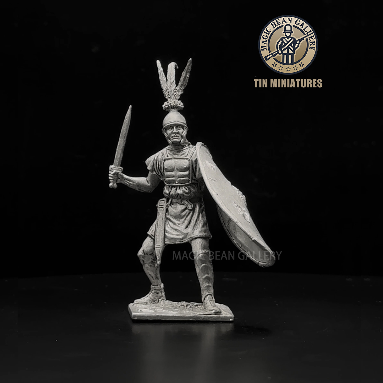 金属兵人锡制模型收藏品装饰品礼物金属摆件54mm 罗马军团士兵