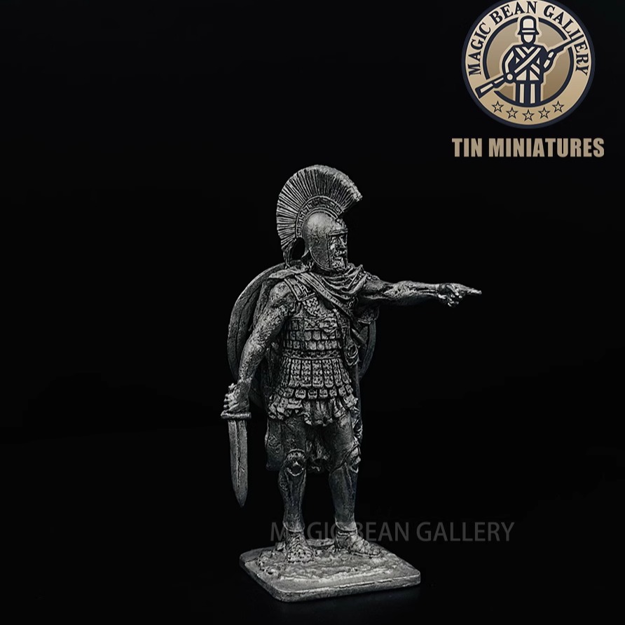 金属兵人锡制模型收藏品装饰品礼物金属摆件现货54mm希腊重装步兵