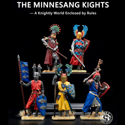 魔铸馆 EKcasting收藏级金属兵人—欧洲中世纪明尼桑诗人骑士团02