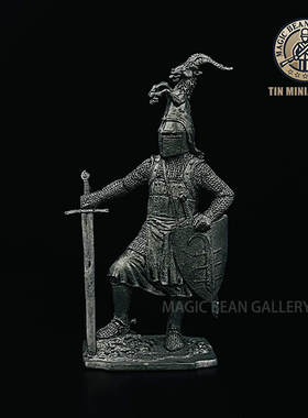 魔铸馆 EKcasting收藏级金属兵人—德国骑士 13世纪