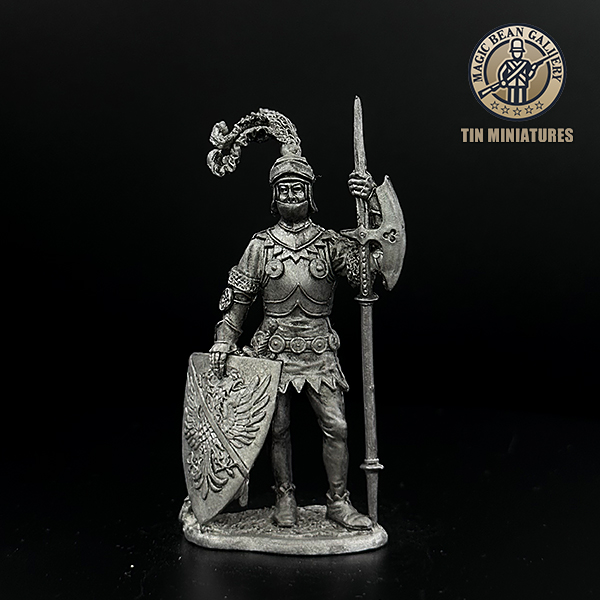 金属兵人锡制模型收藏品装饰品礼物金属摆件现货54mm欧洲骑士