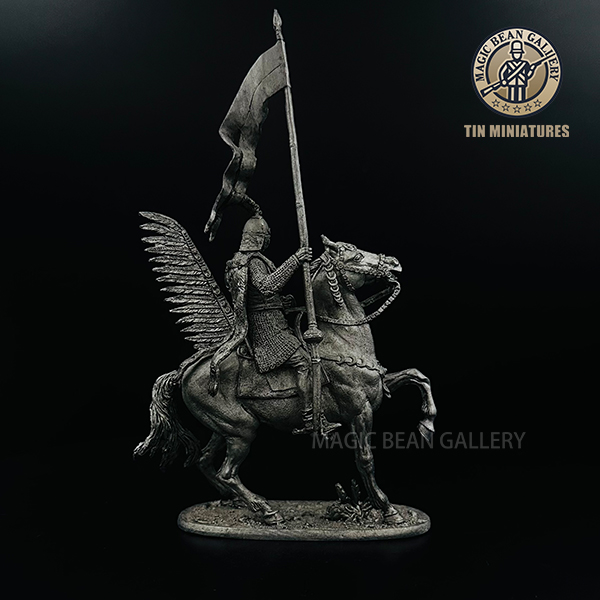 金属兵人锡制模型收藏品装饰品礼物金属摆件现货54mm 波兰翼骑兵