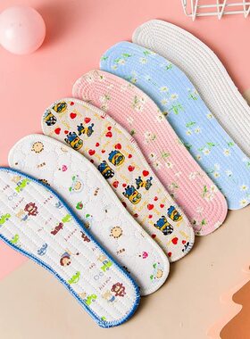 儿童鞋垫小孩可爱鞋垫防臭吸汗透气男童女童宝宝四季通用棉布鞋垫