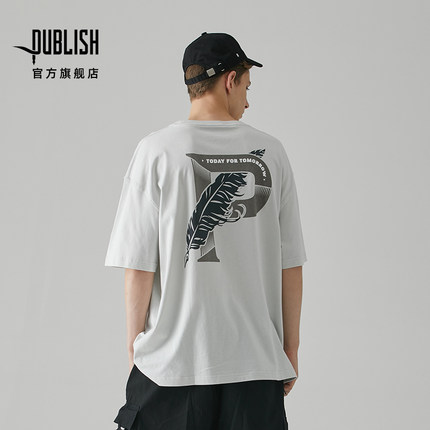 Publish Big Logo Tee 2022夏季新款男女情侣款字母短袖T恤 潮牌