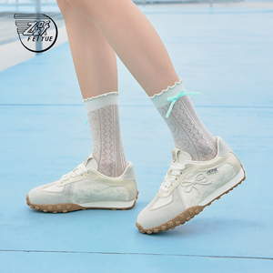 feiyue/飞跃德训鞋2024夏季新款国风时尚百搭板鞋透气休闲鞋女鞋