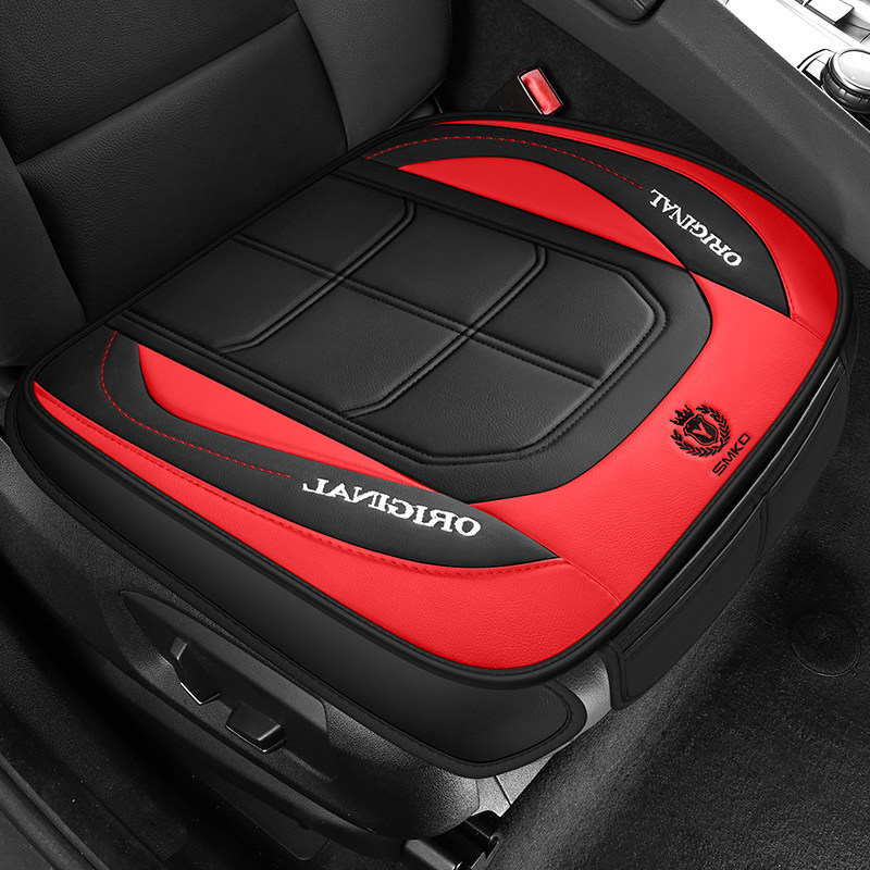 汽车坐垫四季通用PU皮全包座椅套前排单人座垫防滑防脏驾驶位座套