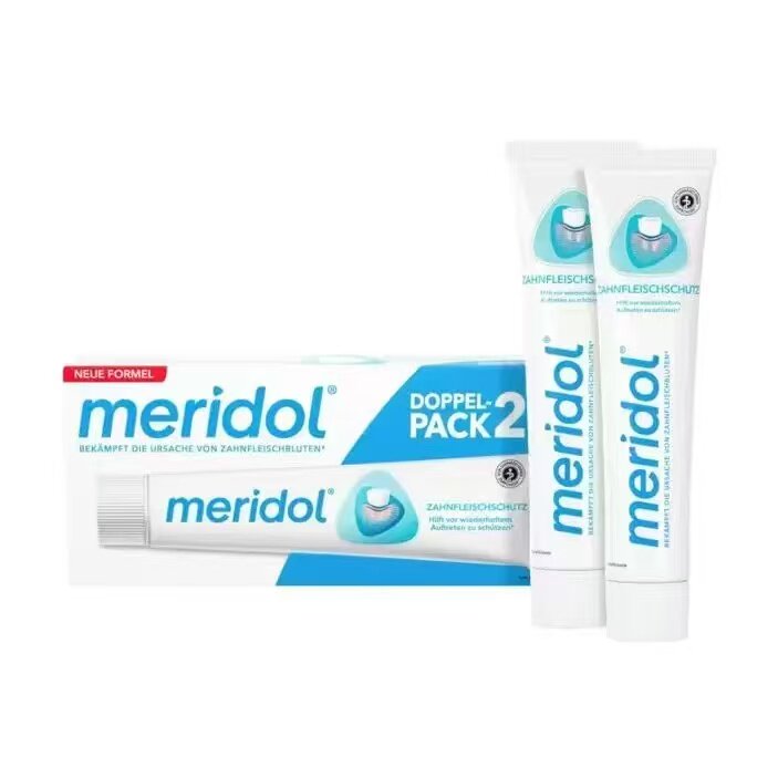 Meridol德国进口牙膏成人预防牙龈牙周萎缩牙医推荐炎现货1支75ml