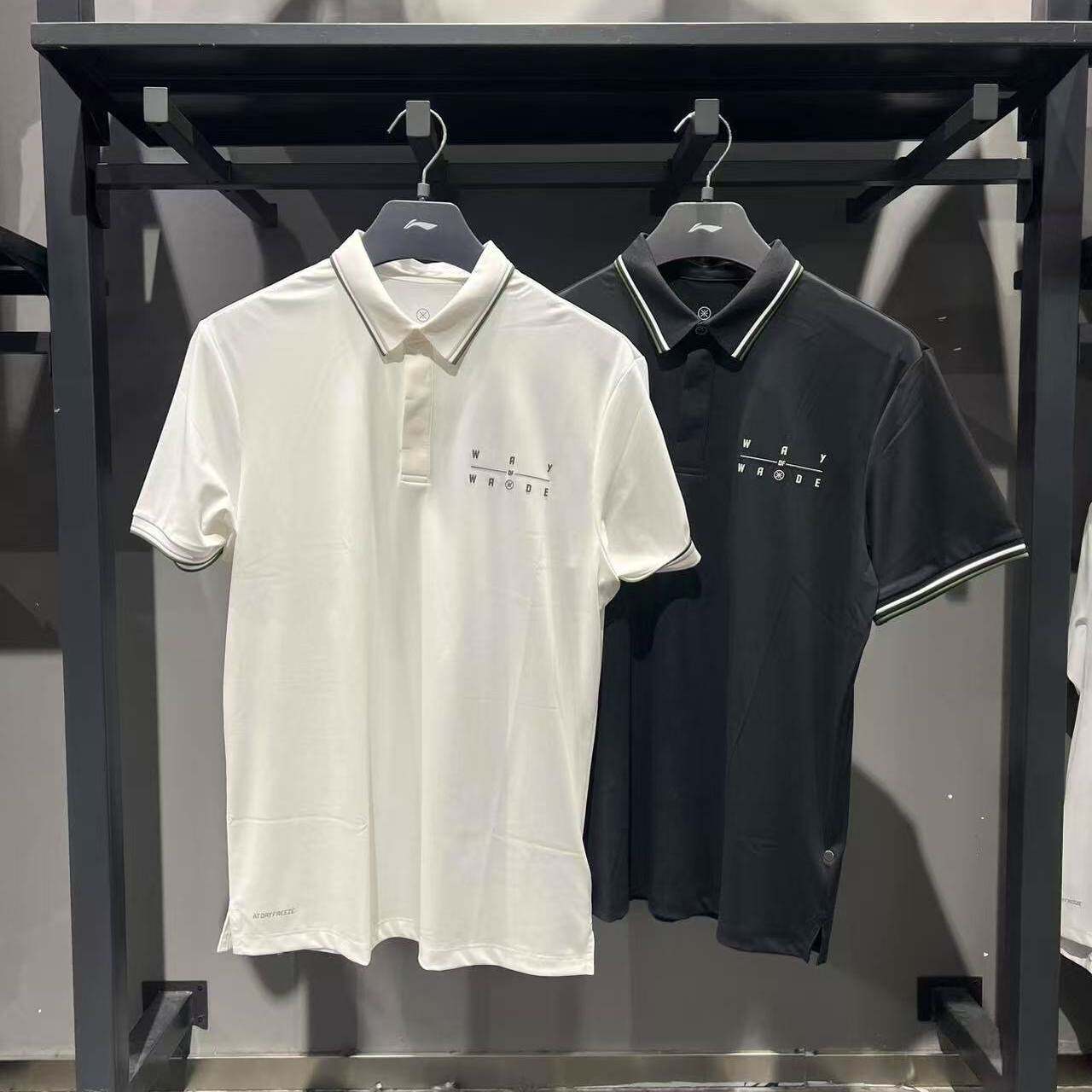 李宁POLO衫2025夏季新男子韦德系列凉感舒适运动休闲短袖APLV125