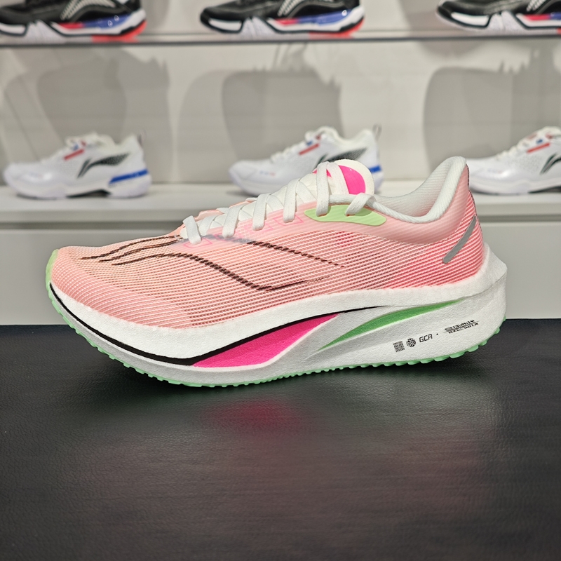 李宁2024新品飞电4C蟾宫折桂配色女子高回弹竞速比赛跑鞋ARMU006