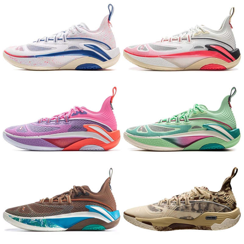 李宁反伍追猎1 Super男子轻量高回弹稳定篮球外场鞋ABFV007