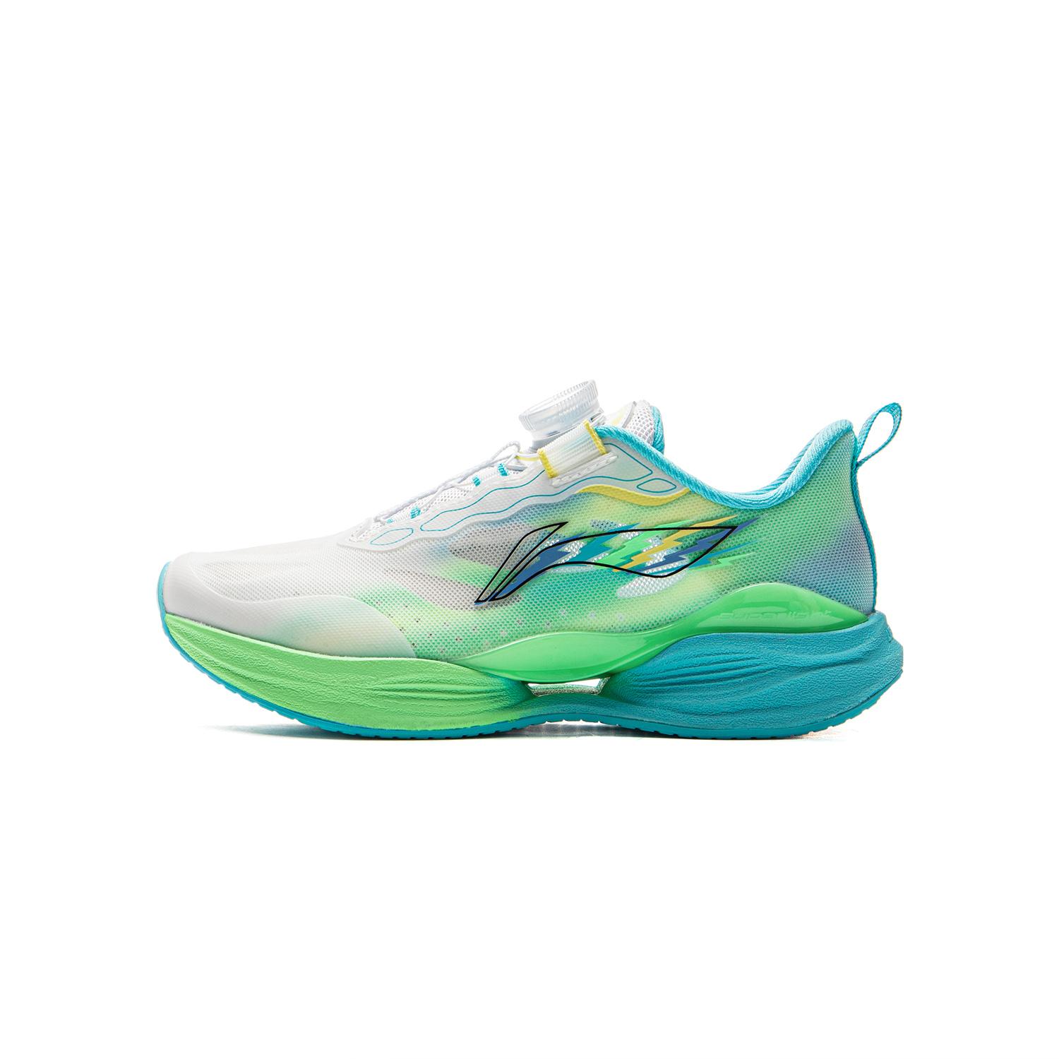 李宁正品超轻22男女小童轻质回弹耐磨旋钮扣运动跑步鞋YKFV076