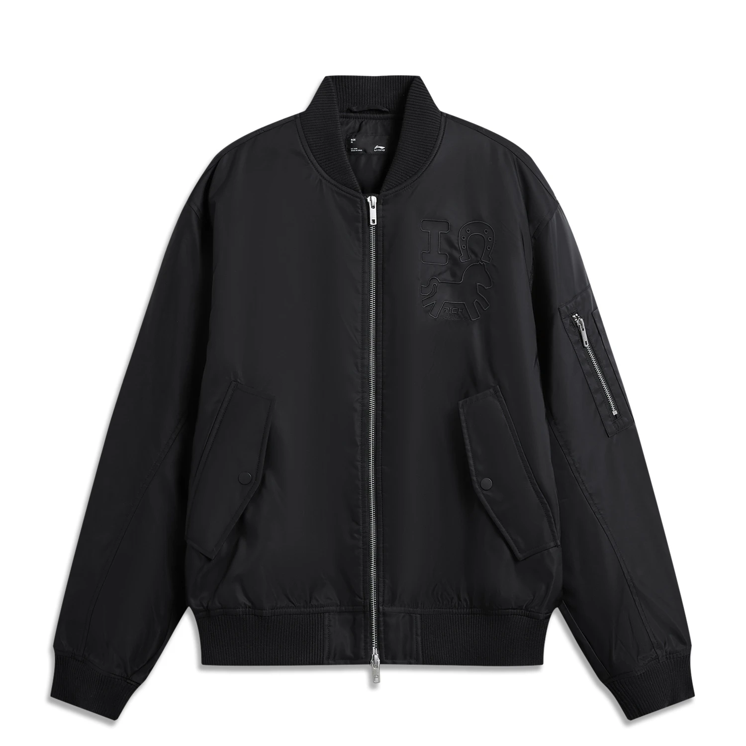 李宁马上有钱棉服男女26新款新年红色棒球服马年飞行夹克AJMW199