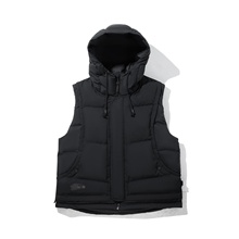 李宁×成龙功夫男女同款防泼水宽松休闲95％鸭绒羽绒马甲AMRV049