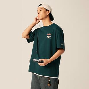 冰感宽松百搭短袖 李宁运动时尚 系列男款 2025新款 AHSV257 文化衫