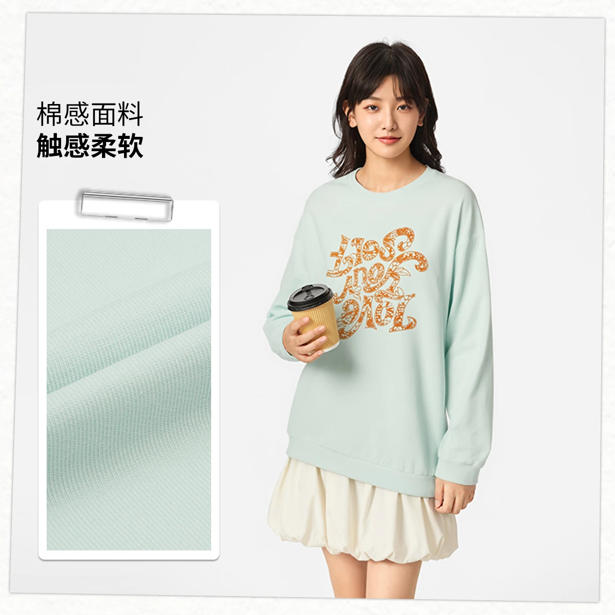 李宁卫衣女2026新款圆领套头衫休闲毛圈长袖针织运动服女AWDW370